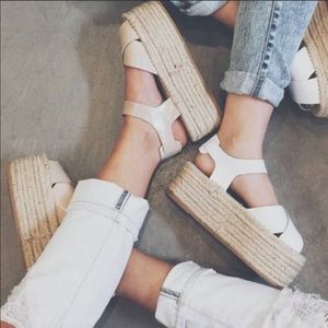 jeffrey campbell espadrille flatforms white